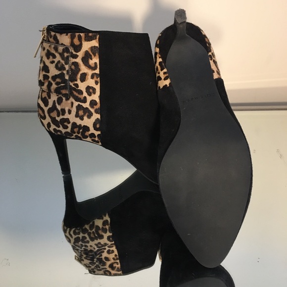 COLE HAAN ANIMAL PRINT BOOTIE - Picture 2 of 5